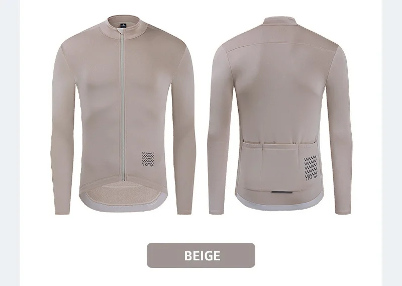Ykywbike Winter Radfahren Jersey männer Thermo Fleece Fahrrad Kleidung MTB Langarm Warme Tops Rennrad Jacke – Detail 16