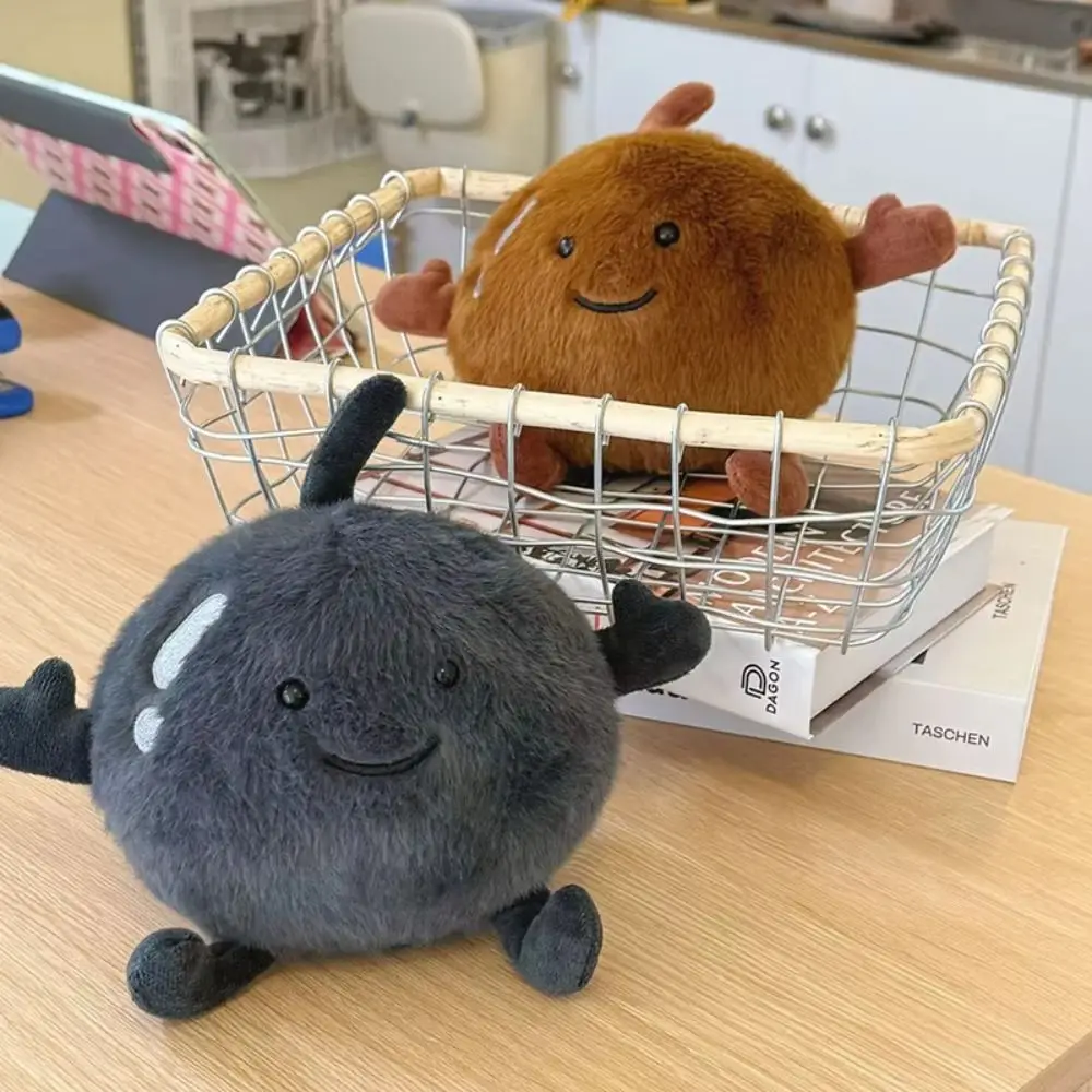 

Accompany PP Cotton Northeast Frozen Pear Brown Black Stuffed Fruit Pear 13cm Soft Stuffed Vegetable Children Girls Boys