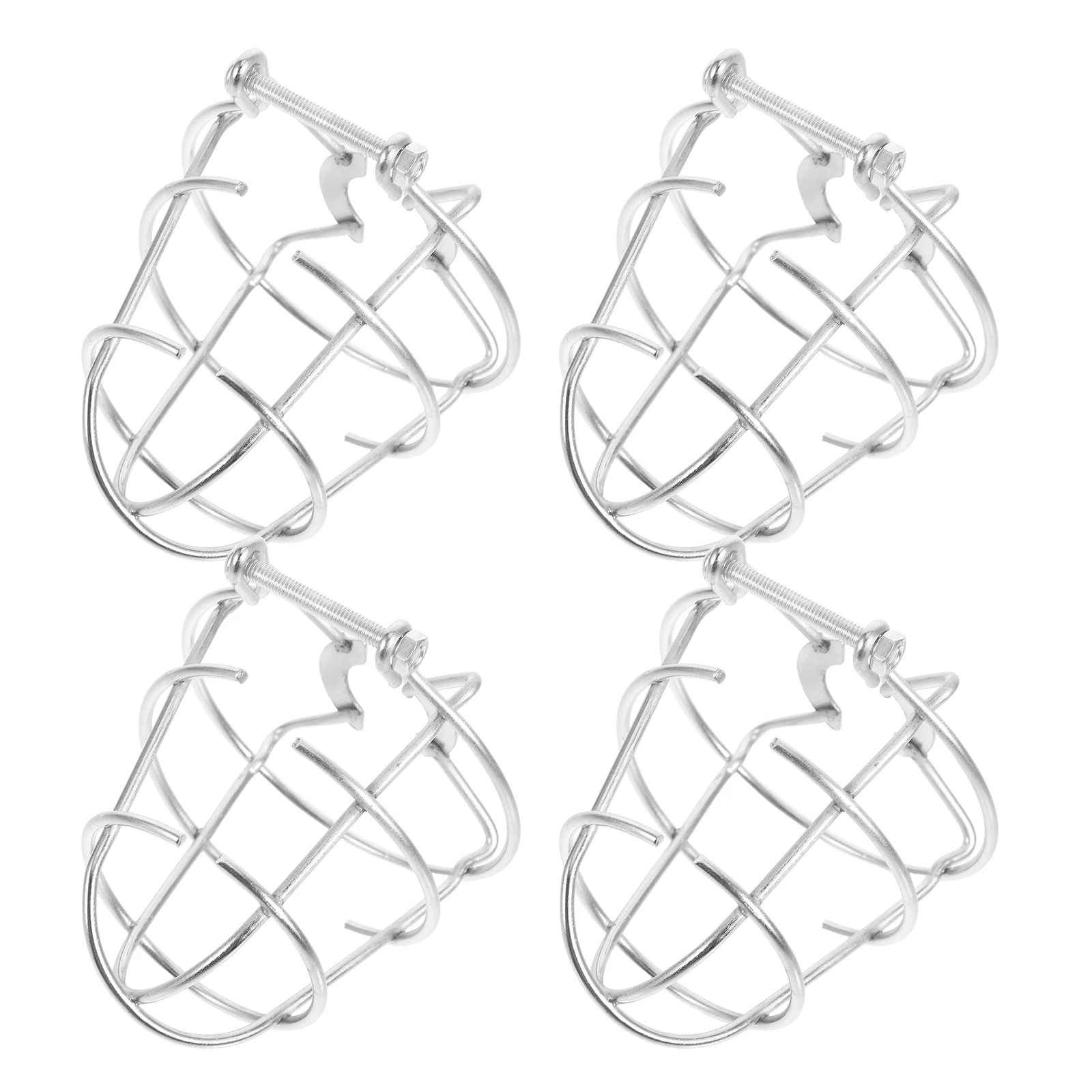 

4pcs Fire Sprinkler Chrome Plated Metal Wire Easy Install No Tools Protection for Pendant Sidewall Sprinklers