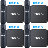 TX20 PRO TV Box Android 15.0 ATV Allwinner H313 Quad Core 2.4G+5G Dual WIFI BT5.2 4K HD Media Player Support Voice Control