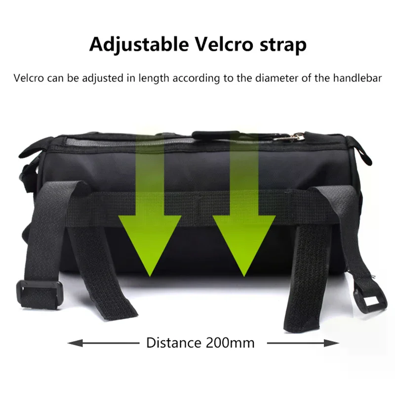 High-Capacity Waterproof Bike Bag for Handlebar, Suitable for Road and Mountain Bikes