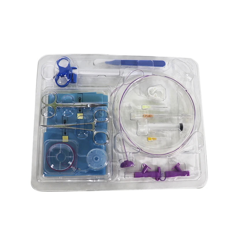 SY-L147A Disposable Medical Percutaneous Endoscopic Gastrostomy (PEG) Tube Kit Feeding Tube gastrostomy feeding tube kit