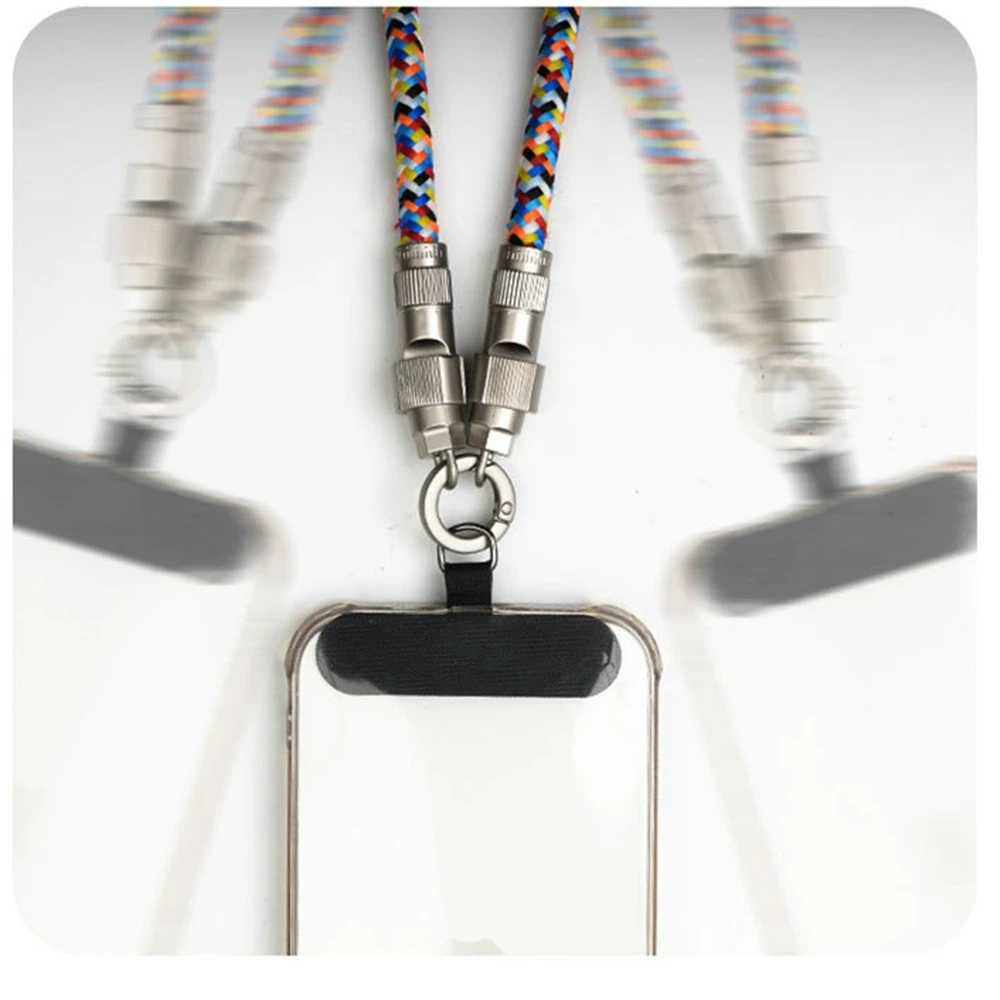 Cable de carga colgante para teléfono móvil, 2 en 1, para iphon 15, PD60W, cable de datos de carga rápida tejido, cuerda antipérdida, nuevo