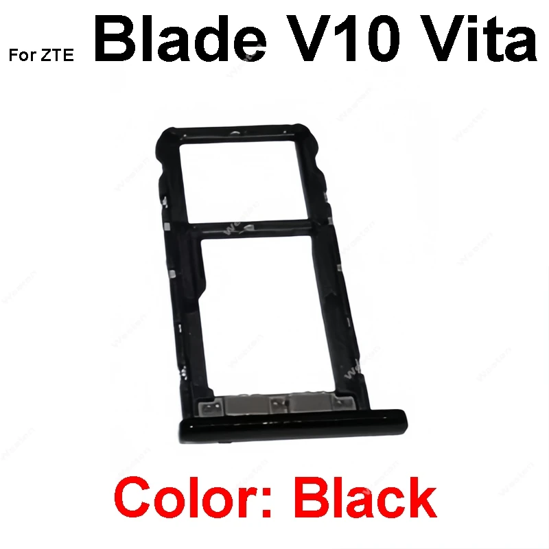 Connecteur de carte SIM pour ZTE Blade V9 V10 V30 Vita, prise de carte SIM, support de lecteur, adaptateur de fente, pièces de rechange