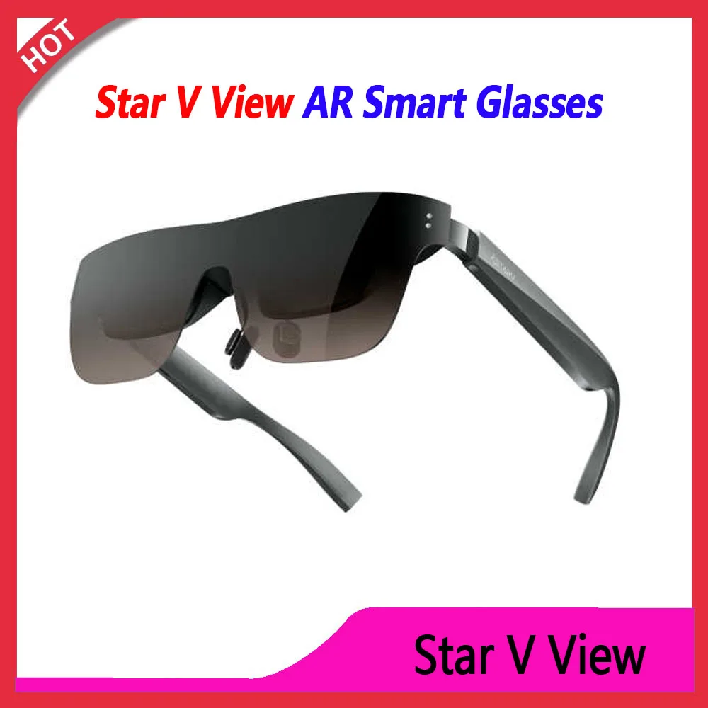 Meizu Star V View AR Glasses USB-C PD 0°~600° Myopia Adjustment HD Viewing Portable Screen ai 3D Max Glasses