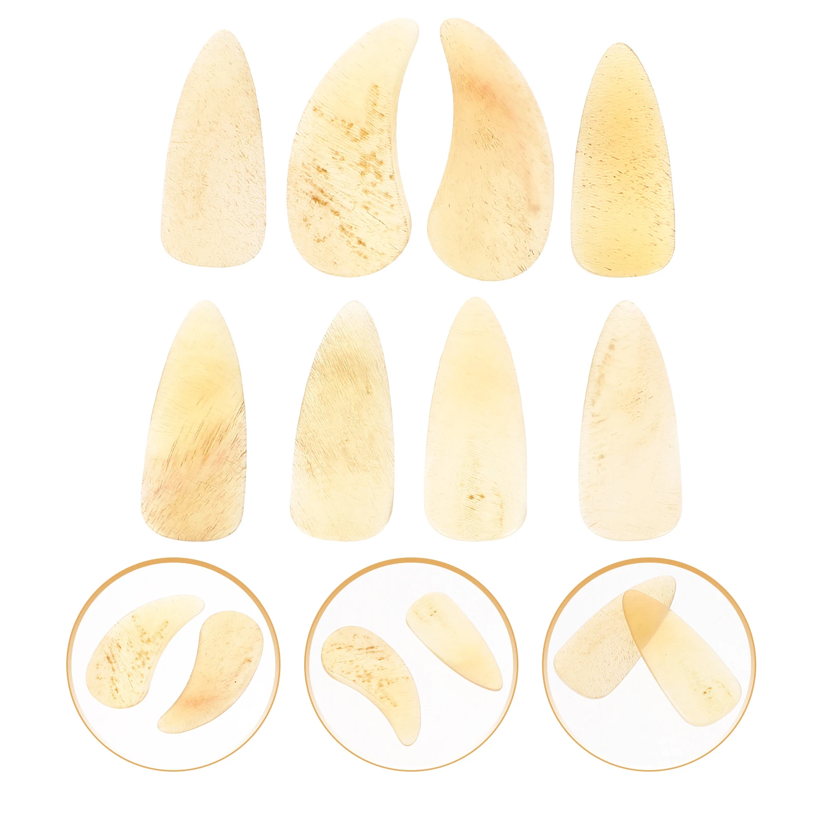 

8 Pcs Nails Guzheng Fingertip Protection Covers Protector Horns Instrument