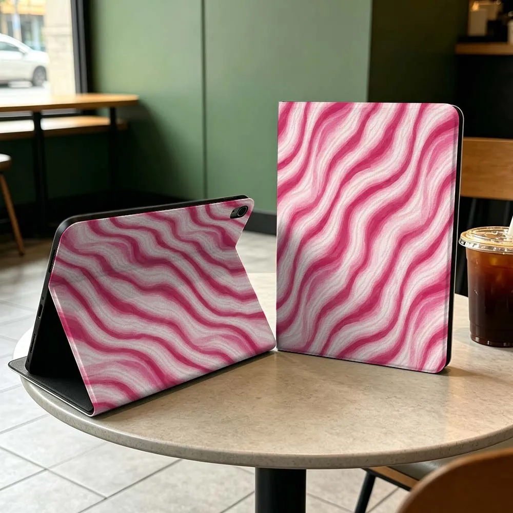 Minimalist Pink Abstract For iPad Pro mini Air A16 A14 3 4 5 6th 7 7th 11th Gen 10.2 9.7 11 10.5 10.9 12.9 13 Inch Tablet Case