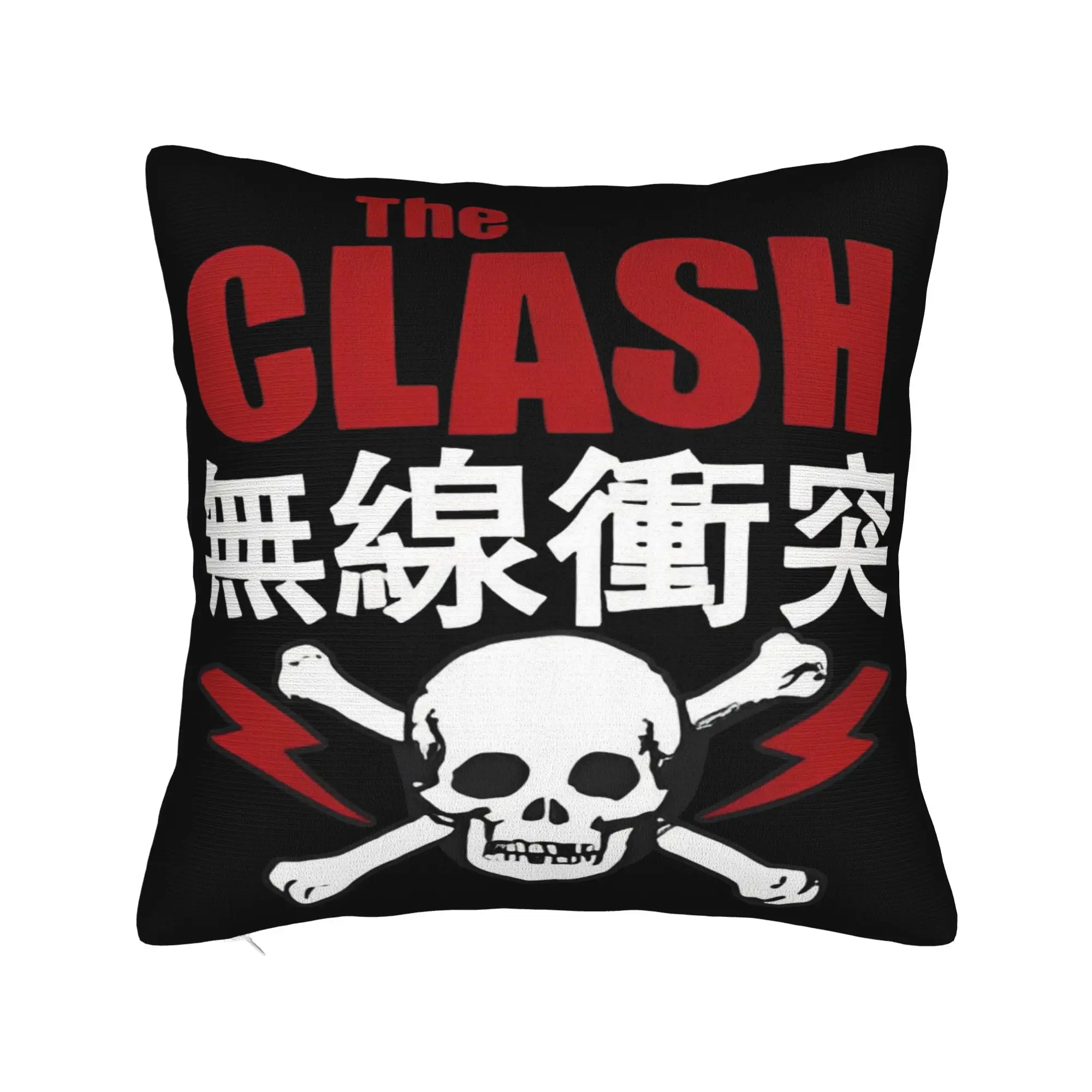 Pillow Cover The Clash London Calling  Funny Pillow Case For Sofa Home Decoration Pillowcases