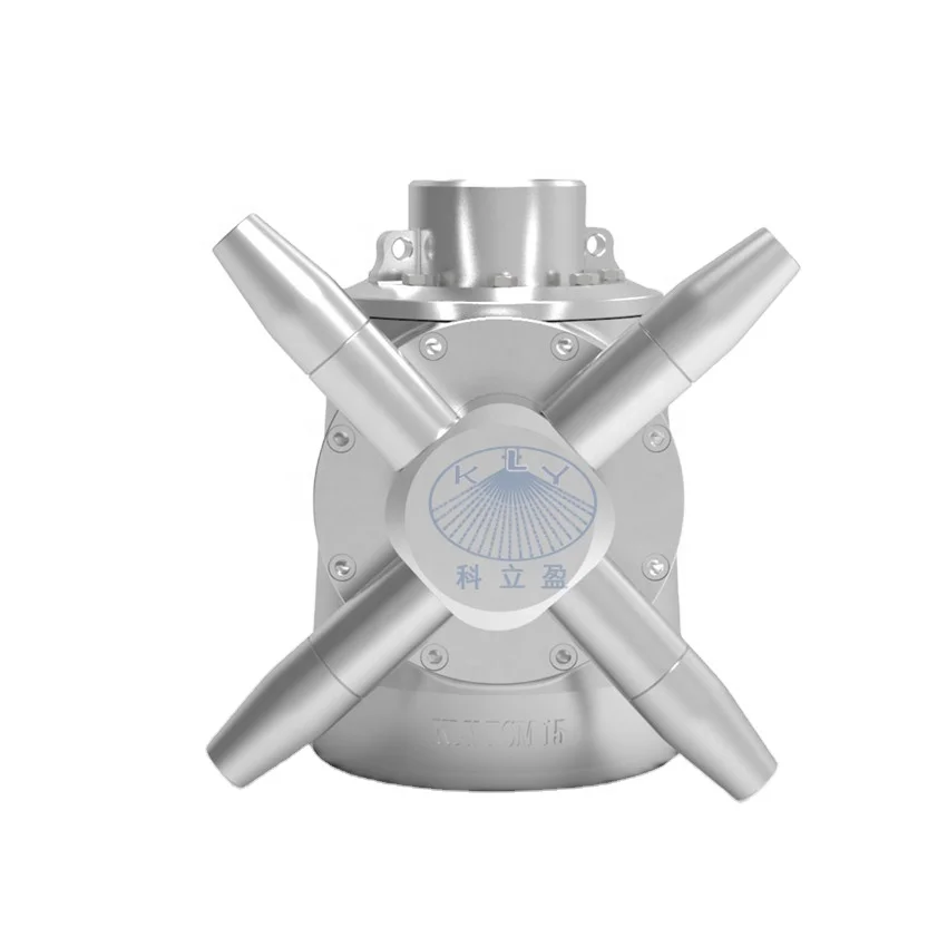 1-1/2 Inch Automatic 3D Tank Cleaning Machine, Rotary Nozzle For Marine & Industrial Large Tank Washing