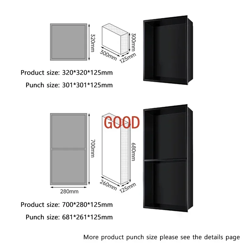 럭셔리 스테인레스 스틸 틈새 내장 욕실 스토리지 랙 회색 1/2/3/4 주방 샤워 룸 침실 용 램프가있는 바닥 틈새