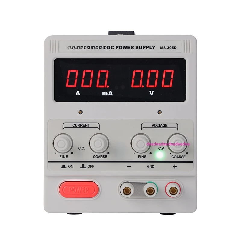 3-Digit Display Adjustable DC Power Supply DC Power Supply Electroplating Test Maintenance Adjustable Power Supply