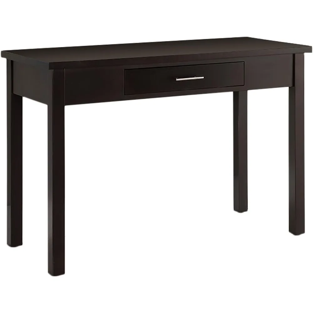 أثاث من العلامة التجارية مكتب خشبي للمنزل والمكتب مع أدراج، إسبرسو