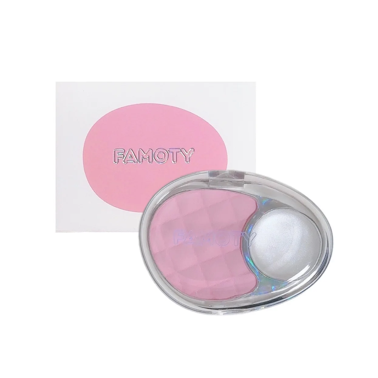 ツートーンブラッシャークリーム　鮮やかな赤ピンク　チーク＆リップマッド　縮小拡張グレーローズカラー　ナチュラルヌードブラウンメイクアップ　マットルージュ