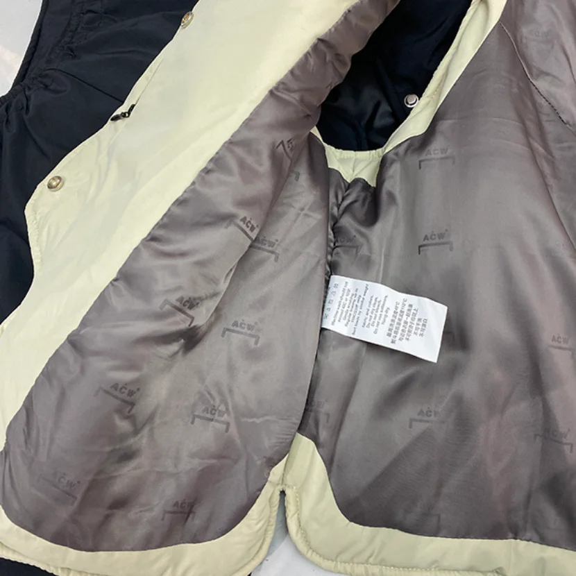 A-COLD WAND * Ärmel PUFFER JACK Parkas Männer Frauen Beste Qualität EINE KALTEN WAND Vintage Warm Halten Unten Jacke ACW mäntel