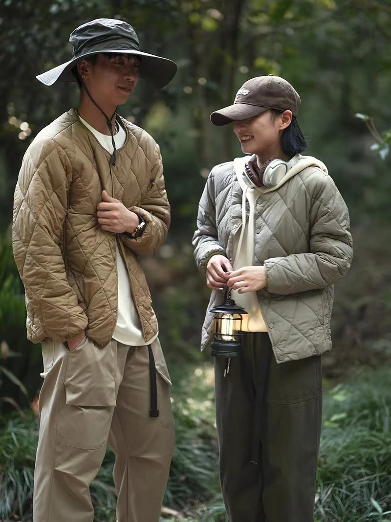 

Tech Hollow Warm Fleece Jacket Men's Women's Cotton Coat Autumn Winter New Style Ultra Warmth Hooded Zipper Clean Fit Casual