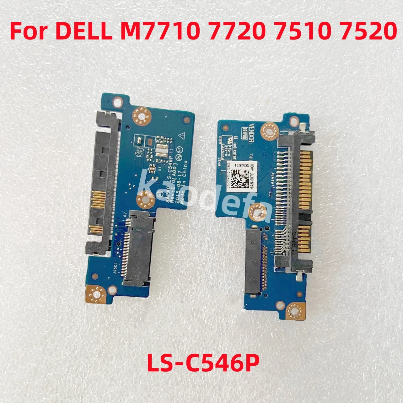 

LS-C546P для ноутбука Dell M7720 7710 7510 7520, от U2 до M.2, маленькие платы памяти 0WPTND 100%, тест ОК