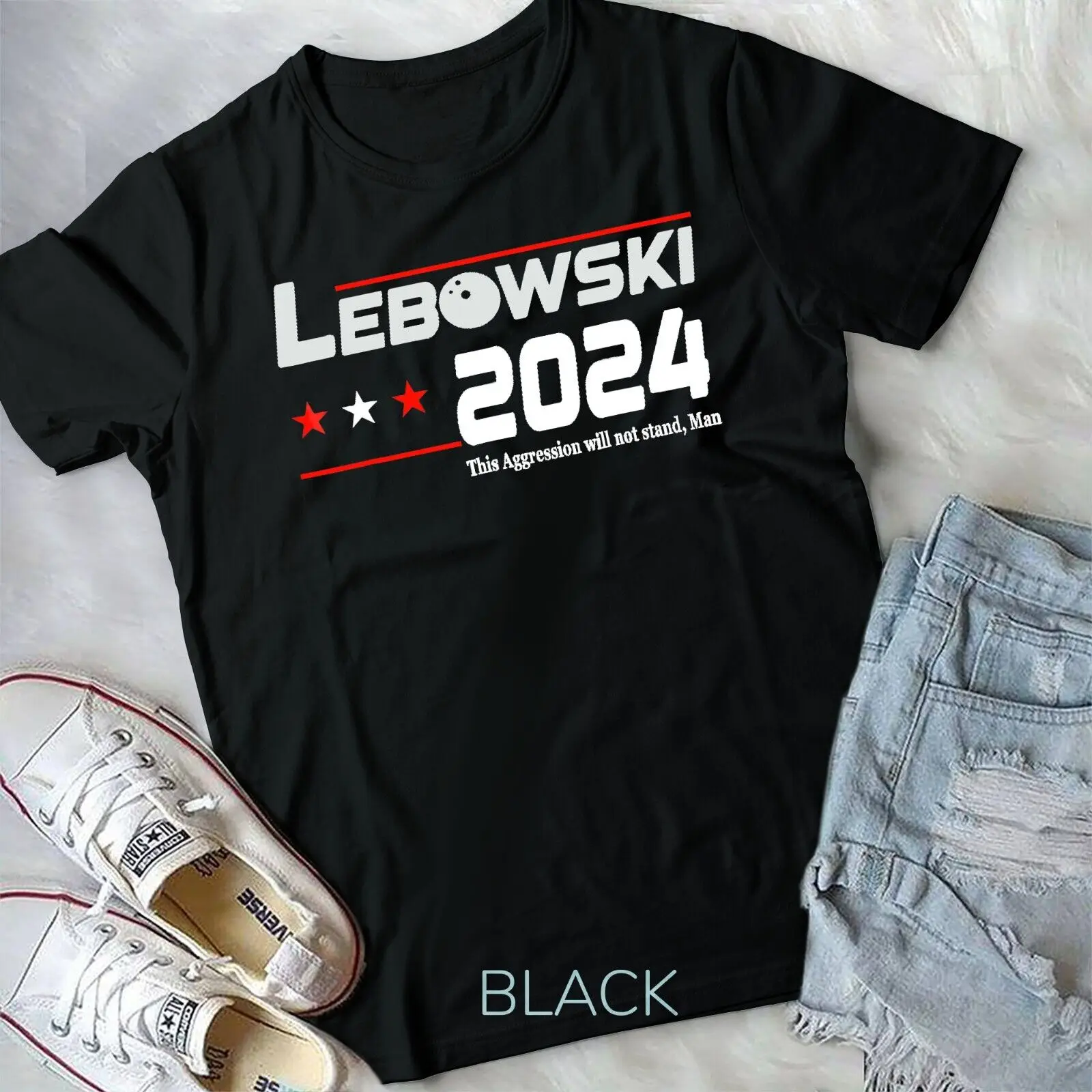 Political Name Lebowski Political Election Vote 2024 T-Shirt Unisex T-shirt