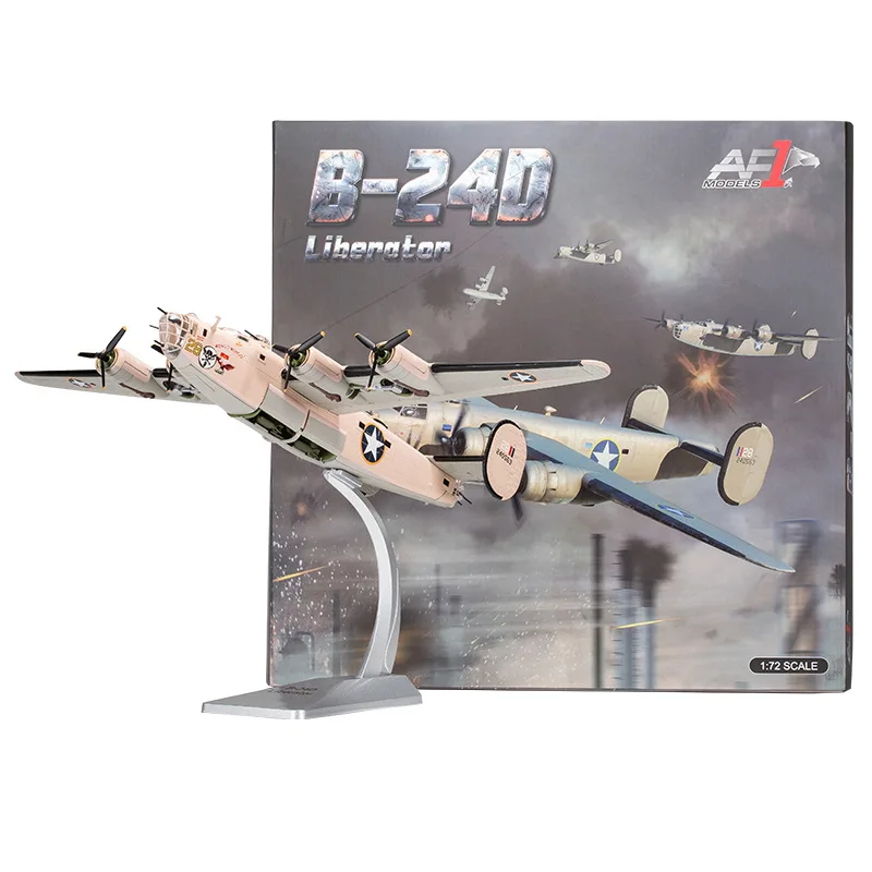 1: 72 B-24 Bomber Model Foam Model Simulation Bomber Alloy Fighter Model Toy Aircraft Model Ornaments Exquisite Collection Gift
