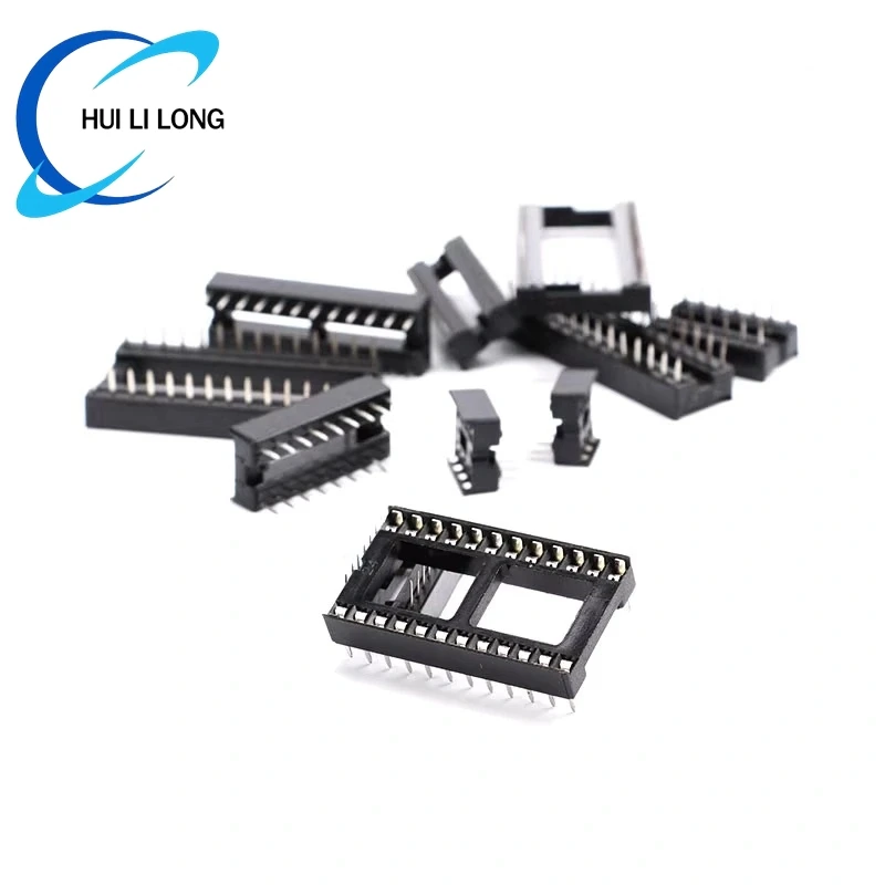 IC Seat DIP IC Socket Adaptor Solder DIY Sockets 6pin 8pin 14pin 16pin 18pin 20pin 24pin 28pin