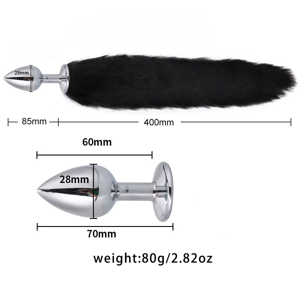 مجموعات اللعب المثيرة ذيل الثعلب المكونات الشرج المعدنية بعقب المكونات آذان القط Headbands جرس طوق الفم المكونات لعبة تأثيري الحميمة للأزواج