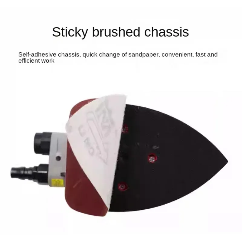 Lijadora orbital de aire neumática triangular pequeña SUBAO 90*130mm