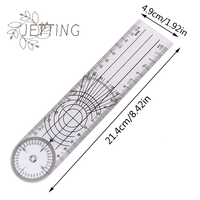 Hot 1PC 360 Degree 0-140mm Goniometer Angle Medical Spinal Angle Ruler Inclinometer Ruler Protractor Angle Finder Measuring Tool