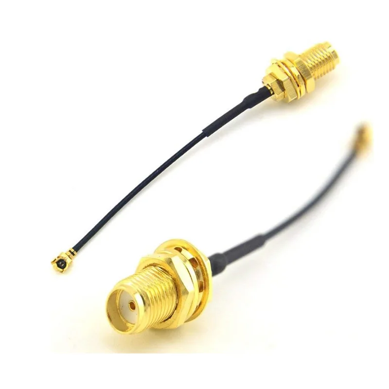 U.FL to SMA Pigtail Jumper, SMA Female to U.FL IPEX 1.13 Coax Cable 6inch (15cm) Low Loss Extension Cable for Wi-Fi Radios