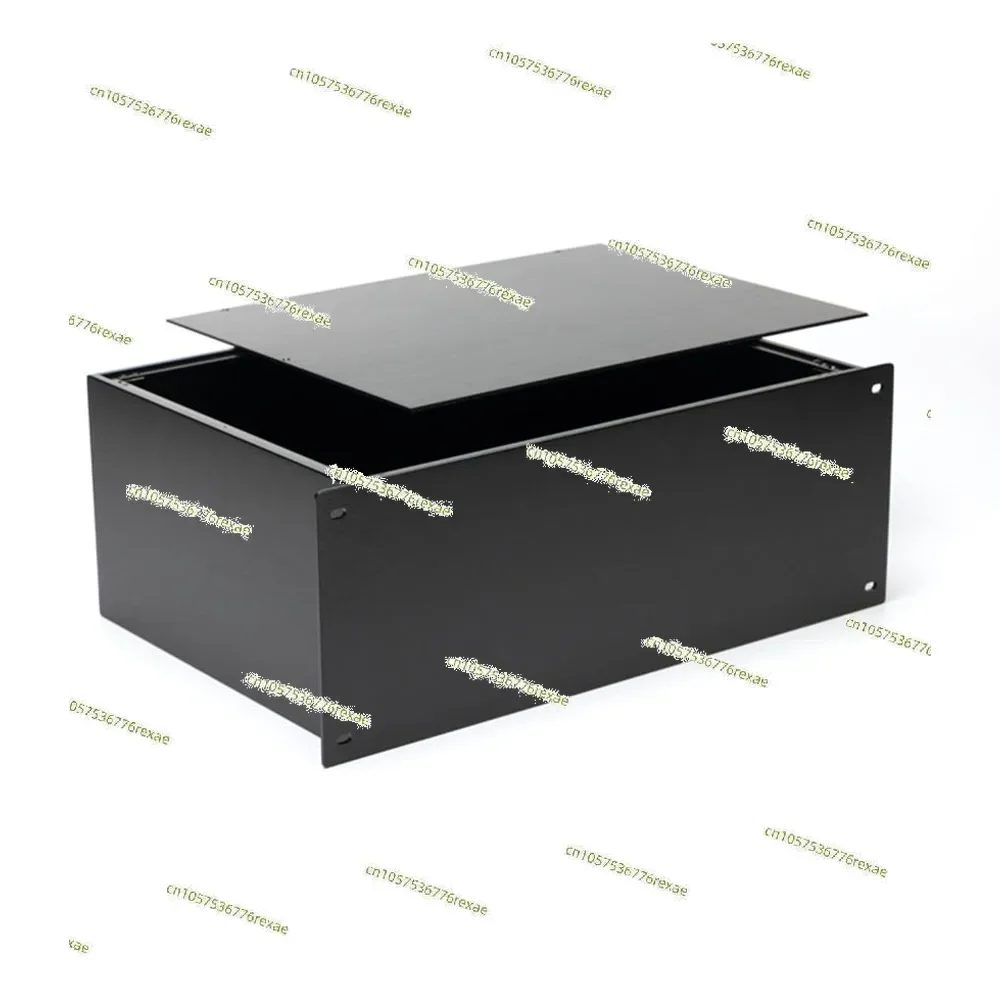 Full Aluminium Electric Case Jagged Side Panel Low Frequency Audio Electric Box CNC Machining 4U 19Inch Rack Mount Chassis