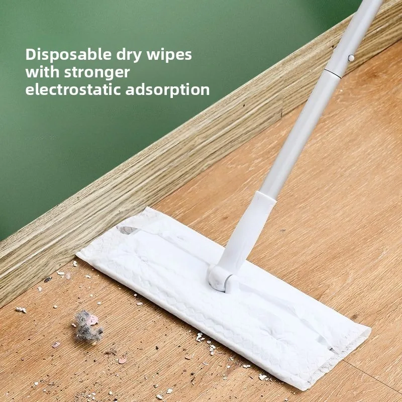 Household Electrostatic Precipitator Paper Dust Removal Cloth Disposable Floor Cleaning Mop Replacement Cloth Pet Hair Cleaning