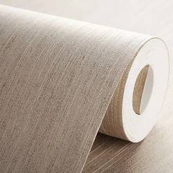 Papier peint à rayures verticales fines, papier peint minimaliste moderne, papier peint en tissu non tissé, mur de fond TV, salon et chambre à coucher