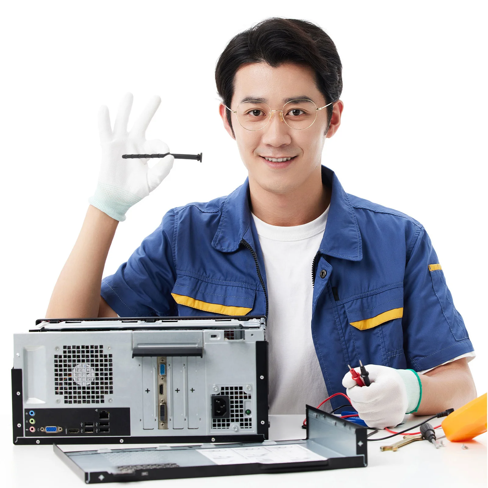 

8pcs Fan Mounting Pin Silicone Rubber Shock Absorption Rivet For Pc Case Noise Reduction Computer Screw Replacement Vibration