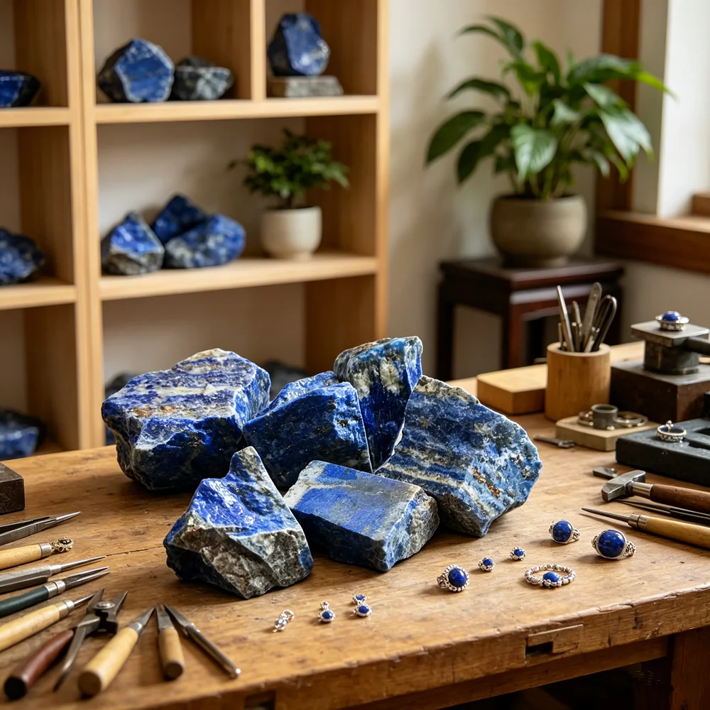 100g Natural Lapis lazuli Raw Stone Gemstone Quartz Mineral Specimen Original Stones Natural Stones and Minerals for Jewelry