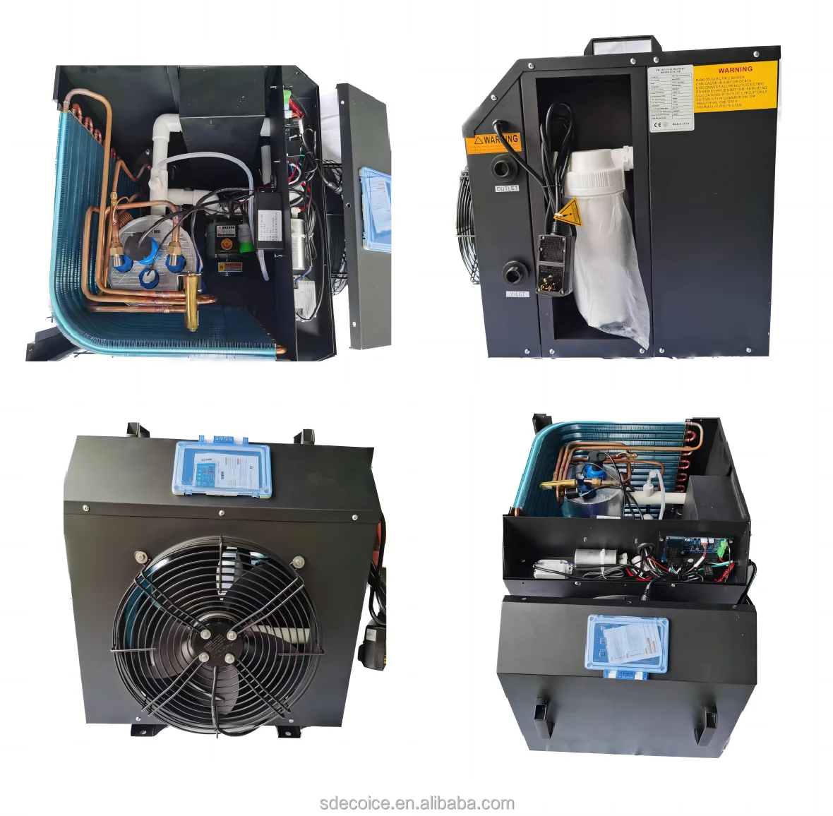 Water Chiller For Seafood Aquaculture Fish Farm Aquarium Cooling Swimming Pool Temperature Adjust Equipment