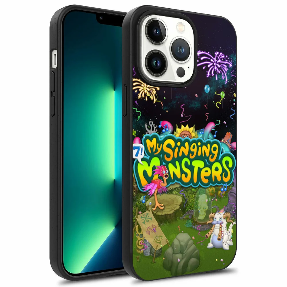 My Singing M-Monsters Phone Case For iPhone 15,14,13,12,11,Plus,Pro,Max Mini Magsafe Magnetic Wireless Charging