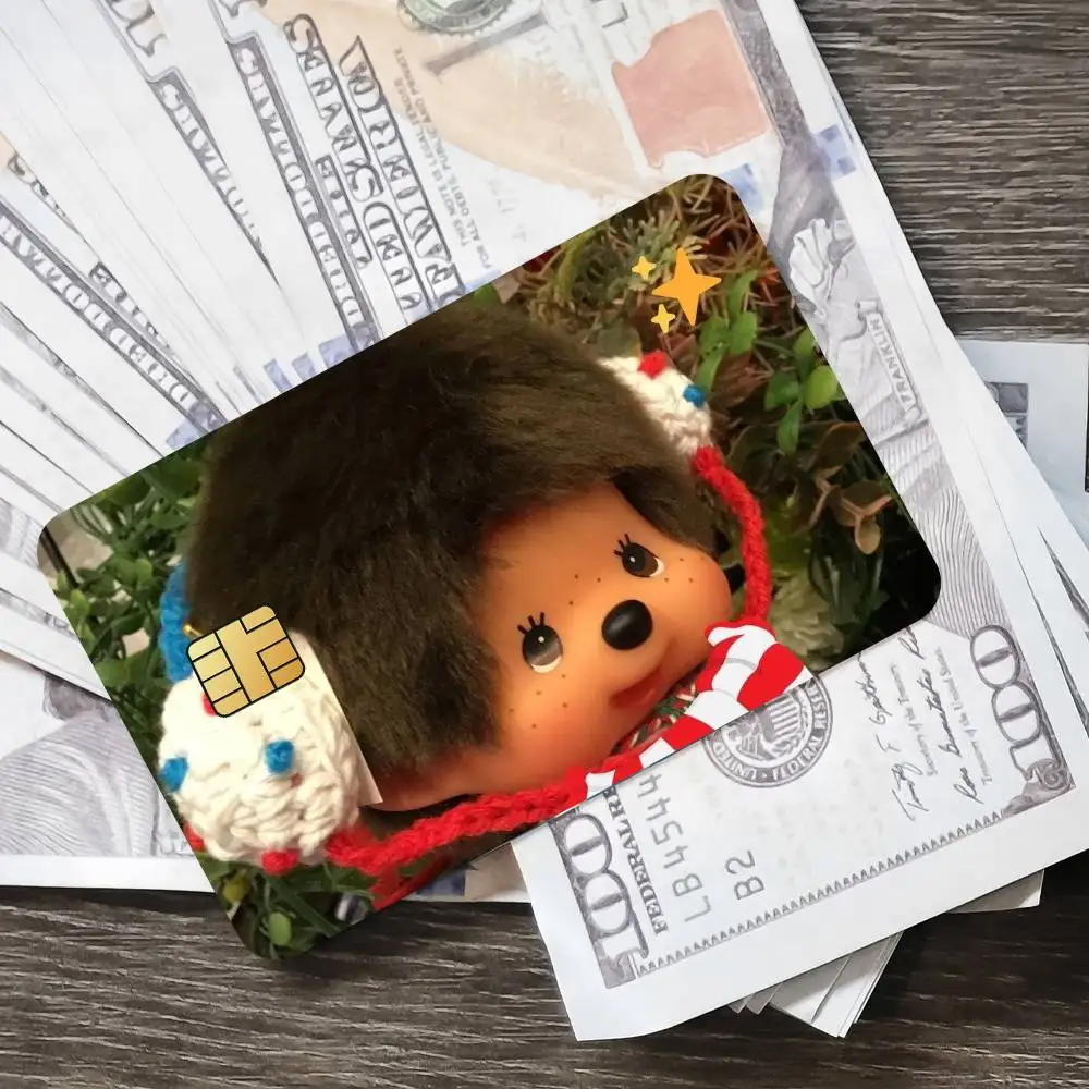 Kawaii M-MonchHichi-I Ins-Style Kartensticker für Bankkarten Schützende Wasserdichte Folienabdeckung Aufkleber Überraschungsgeschenk – Detail 3