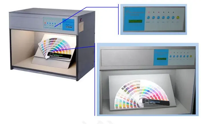 Color Assessment Cabinet Verivide Color Matching Light Box Textile Light Box Colour Assessment Cabinet / Color Light Box