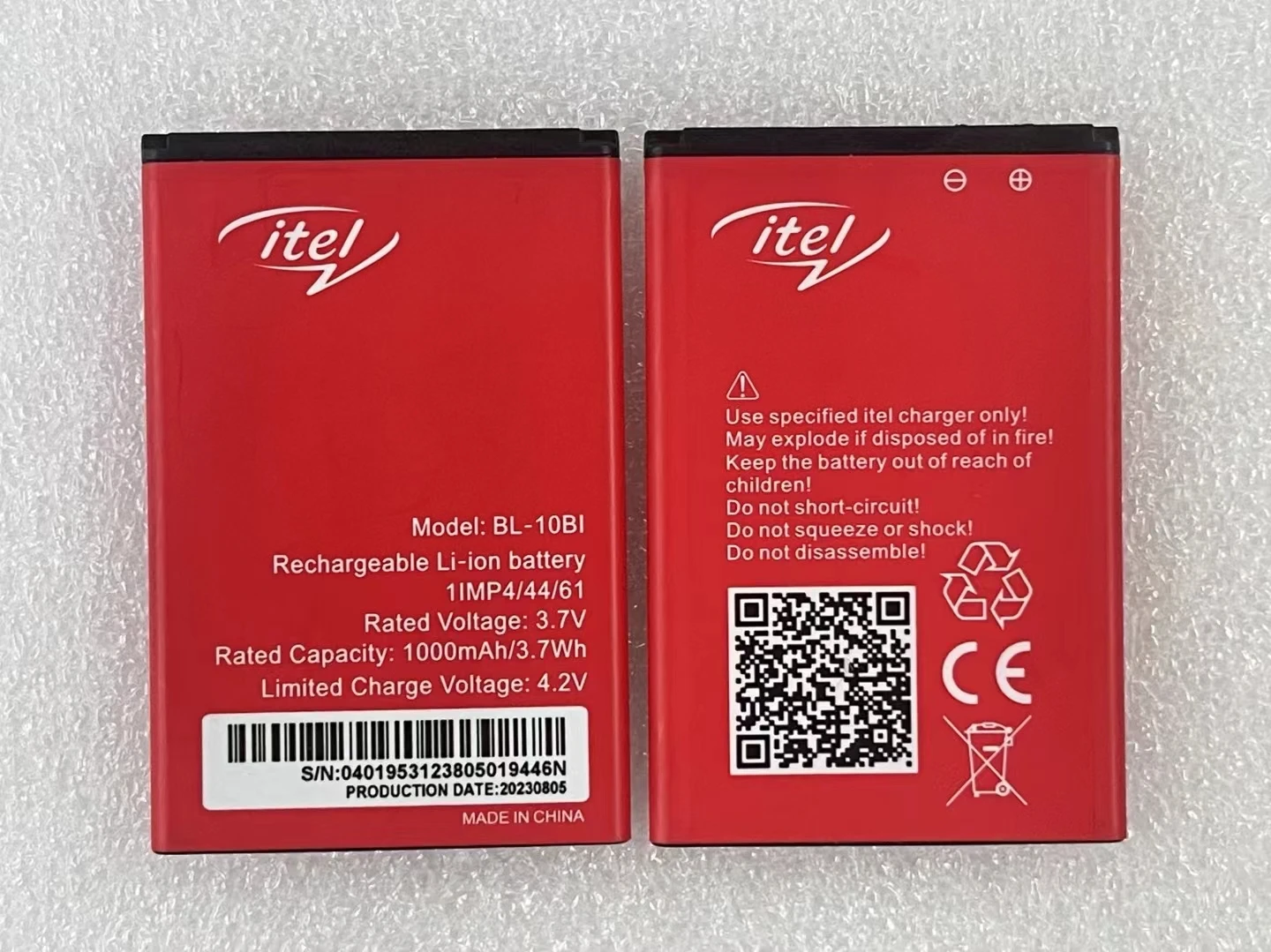 

Original New 1000mAh For itel BL-10BI Rechargeable Li-ion Mobile Phone Battery