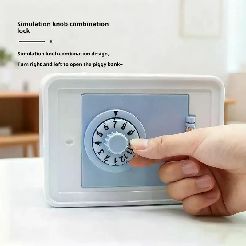 ATM Roterend Wachtwoord Bank Spaarpot Cash Coin Saving Dozen Simulatie Bank Kluis Speelgoed Kindercadeau Spaarpot