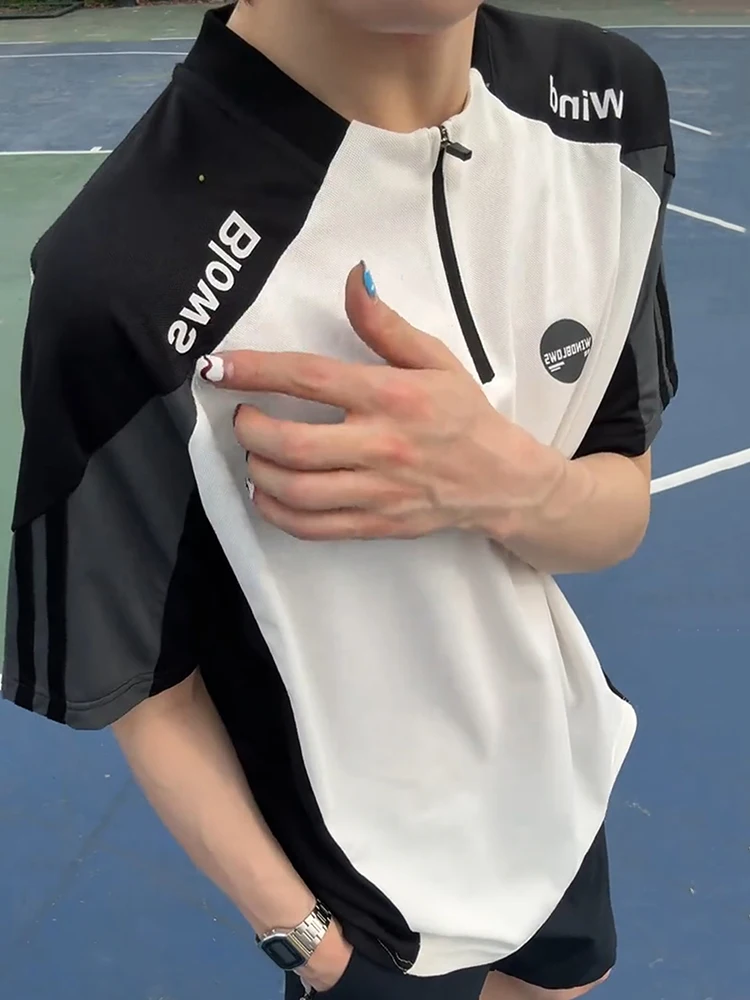 

Ice Silk Baskeall Training ortsve Tirt for Men Breathable Qui Dry Lightweight Summer Fitn Sportswear round Ne