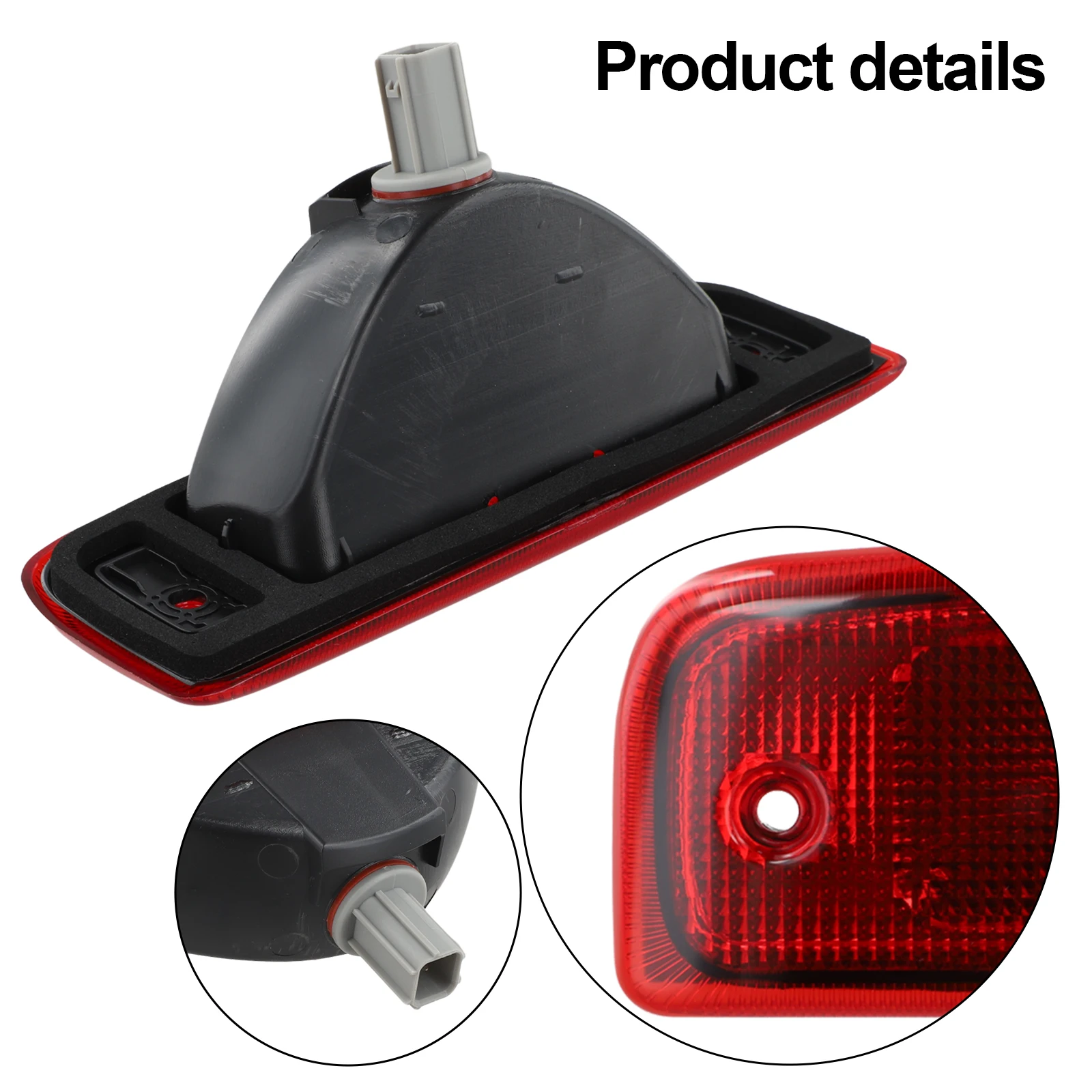 

Red Brake Light High Mount Stop Light Brake Lighting Non-deformation Feature Practical Automotive Part For Nissan NV1500