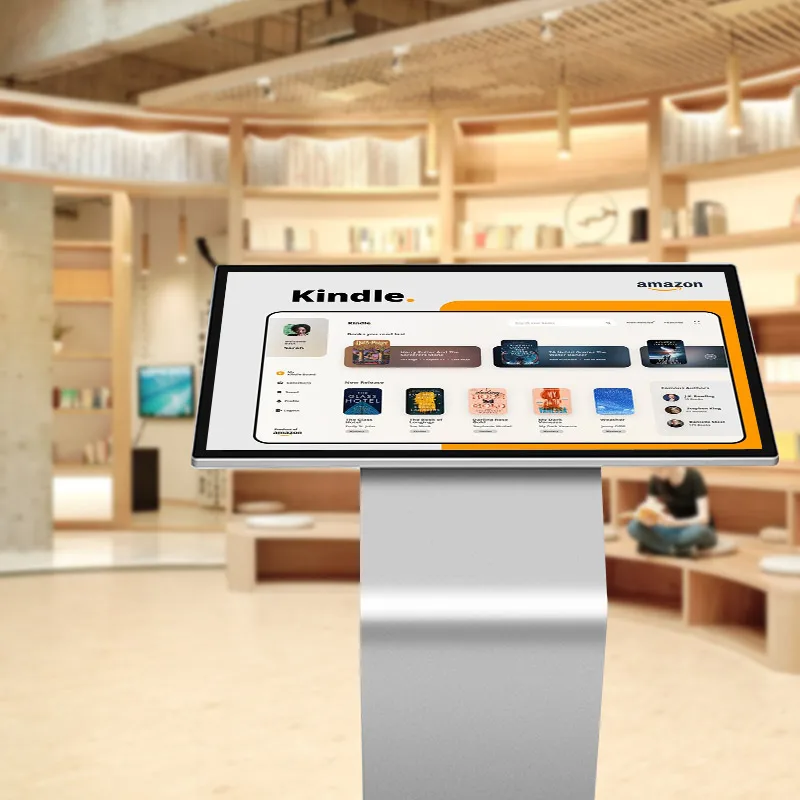 شاشة عرض إعلانات LCD داخلية شاشة عرض LCD للإعلان شاشة تفاعلية كشك شاشة تعمل باللمس الطوطم الرقمية