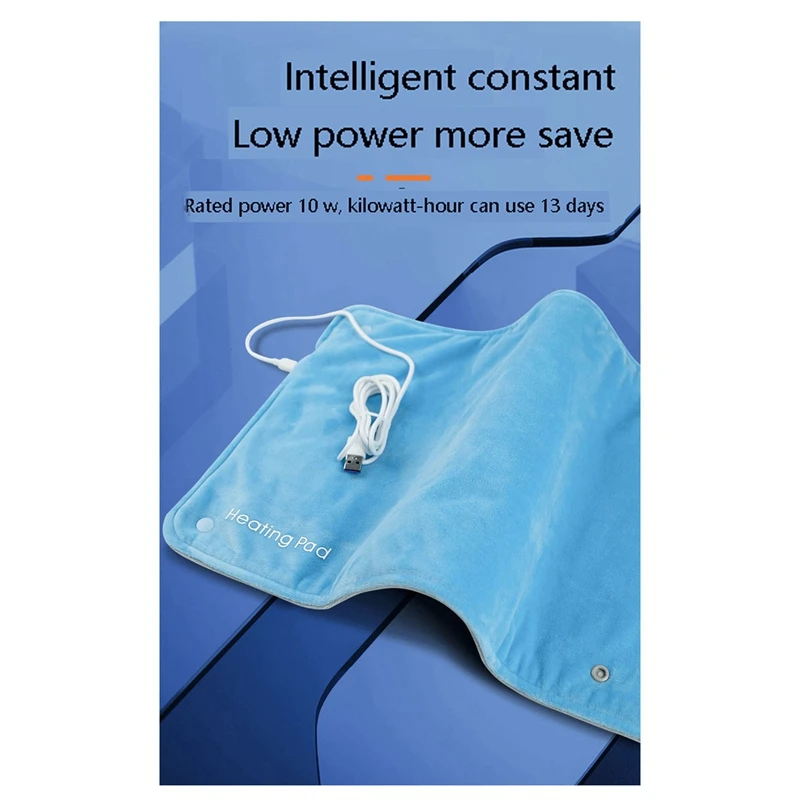 بطانية وسادة تدفئة من الجرافين ، وسادة مقاعد المكتب ، مدفئة مع كابل من النوع C ، تسخين سريع ، ب