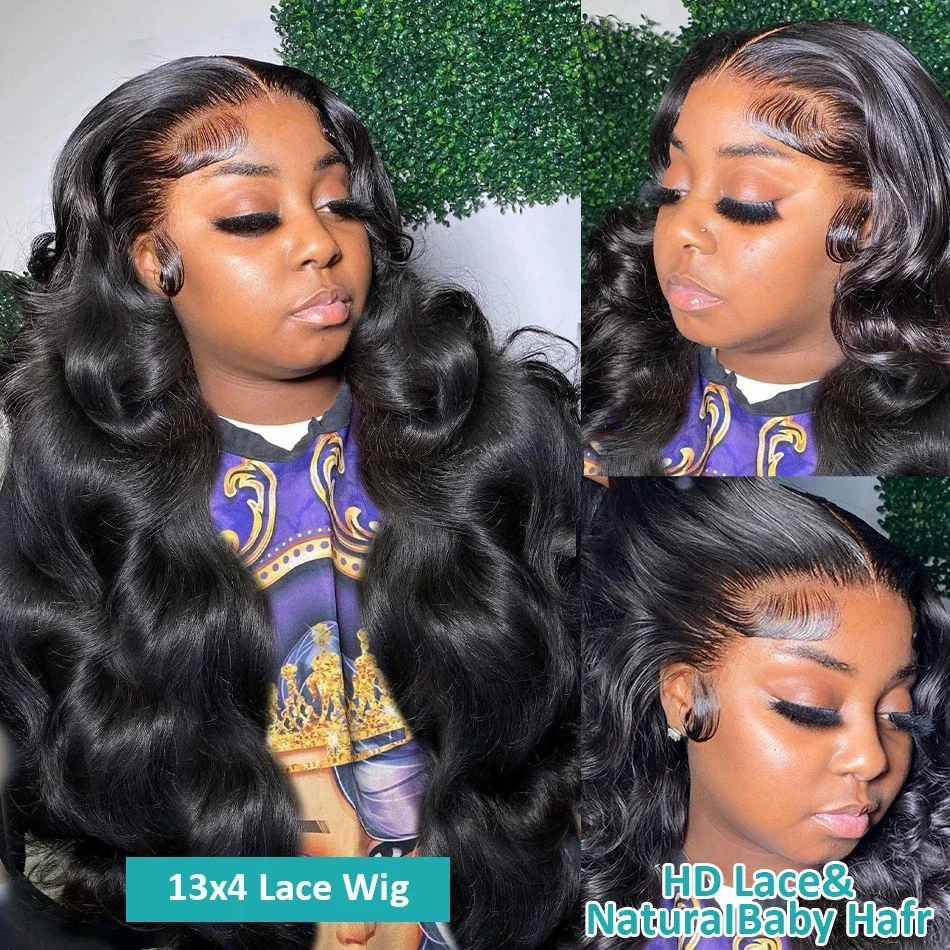 Xcurly 13x4 13X6 HD Body Wave Lace Front Human Hair Wigs 5x5 Glueless Wig Brazilian Water Wave 13x4 Lace Frontal Wig For Women