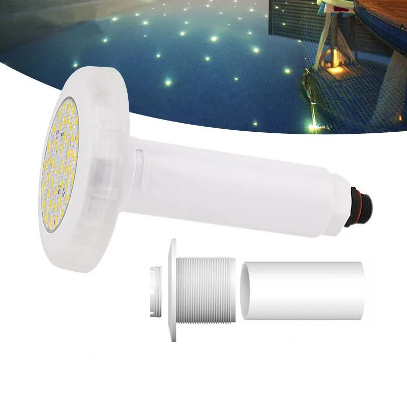 YYHC-6W/12W Color Changeable LED Underwater Star Light IP68 ABS Smart Outdoor Swimming Pool and Pond Fountain Lights for PVC Pip