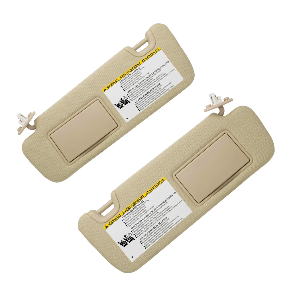 

Interior Sun Visor Car Sun Visor 74310-0E074-A0, 743100E074A0 Suitable for Toyota Highlander 2014-2019 Beige Car Sun Visor