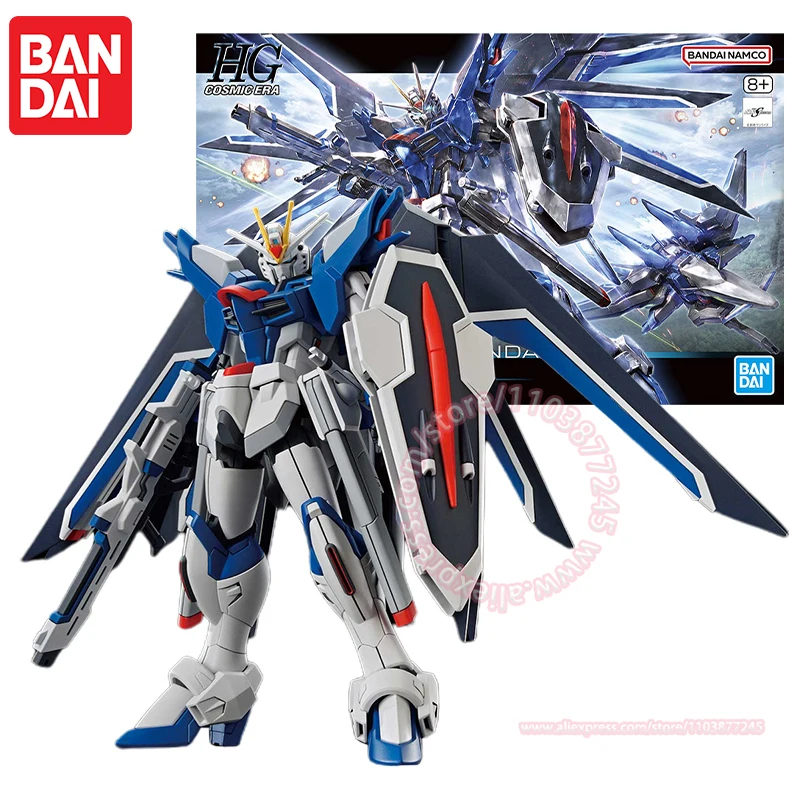 BANDAI SEED HG 1/144 RISING FREEDOM GUNDAM Theatrical Edition Mobile Suit Desktop Ornament Assembled Toy Collection Model Gift