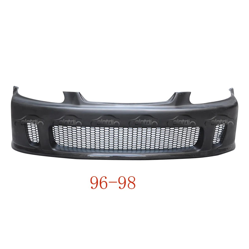 N1 Style K8 Front Bumper Carbon Body Kit for Honda Civic EG EK Type R   96-98 99-00 Auto Tuning