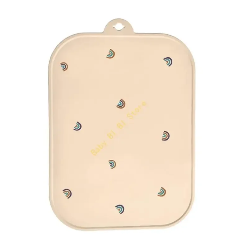 

Feeding Plate Reusable Anti Slip Mat Silicone Tablemats Foldable Placemat 11UC