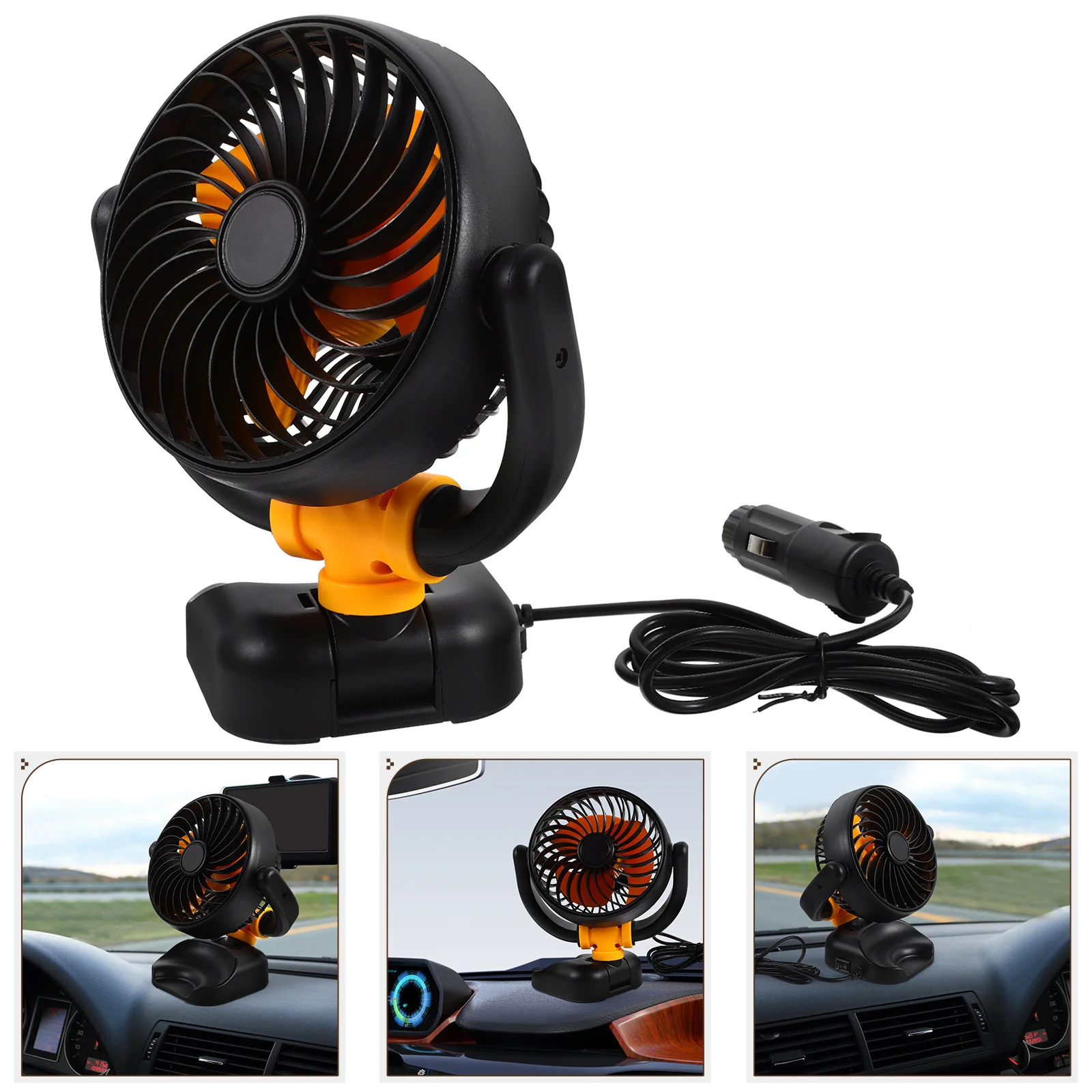 

Car Backseat Small Fan Internal Circulation Diffusion Fan High Efficiency Low Consumption for Vehicles Backseat Fan,