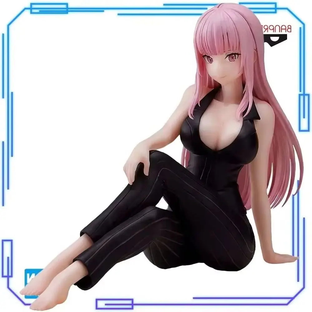 

В наличии Bandai, оригинальный Banpresto Virtual Idol Hololive IF Mori Calliope Relax Time, офисный стиль, 14 см, модель игрушки, фигурки